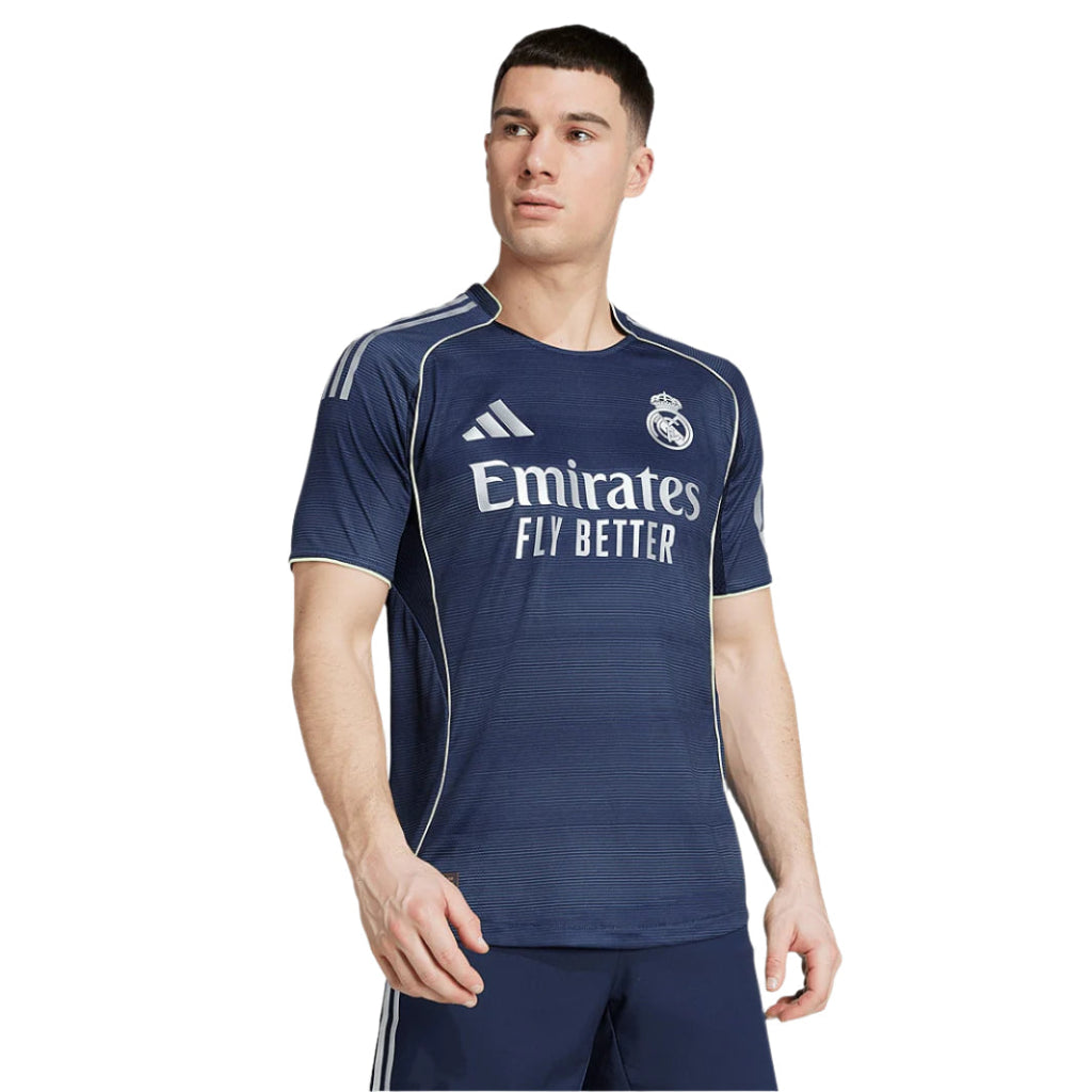 adidas Vini Jr. Real Madrid 25/26 Away Jersey w/ Champions League Patches (Legend Ink)