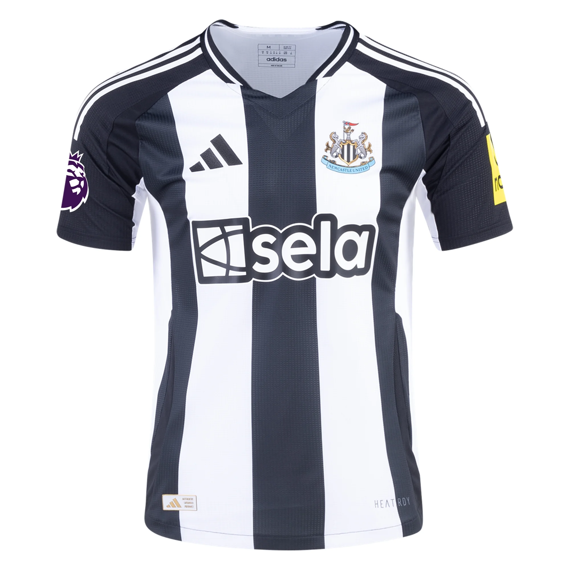 Adidas Newcastle United Authentic Kieran Trippier Home Jersey w/ EPL Patch 24/25 (Black/White)