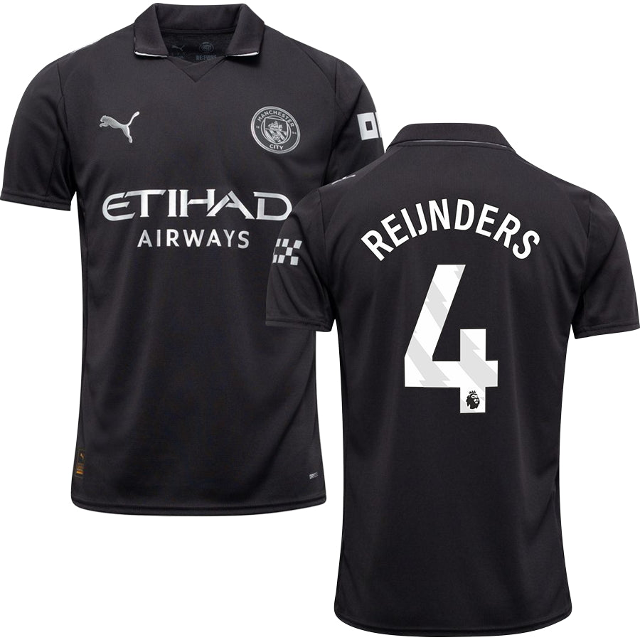 Manchester City Away #4 REIJNDERS Jersey 2025/26 Adults