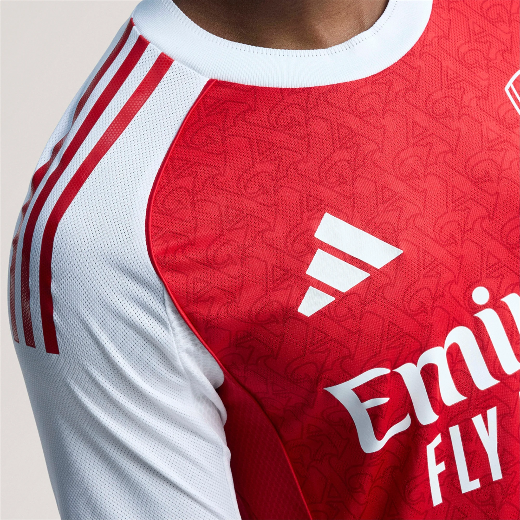 adidas Thomas Arsenal FC Authentic Home Jersey 25/26 w/ EPL Patch (Better Scarlet/White