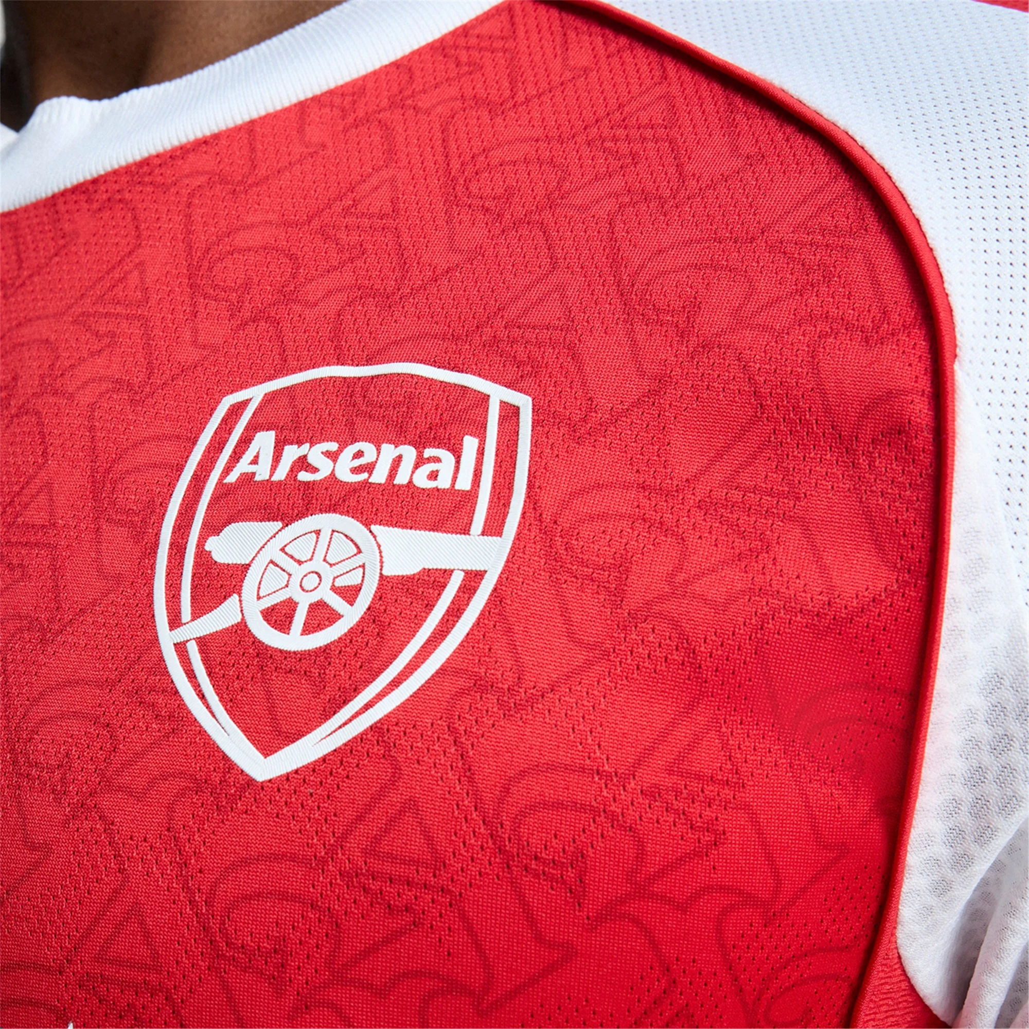 adidas Reiss Nelson Arsenal FC Authentic Home Jersey 25/26 w/ EPL Patch (Better Scarlet/White