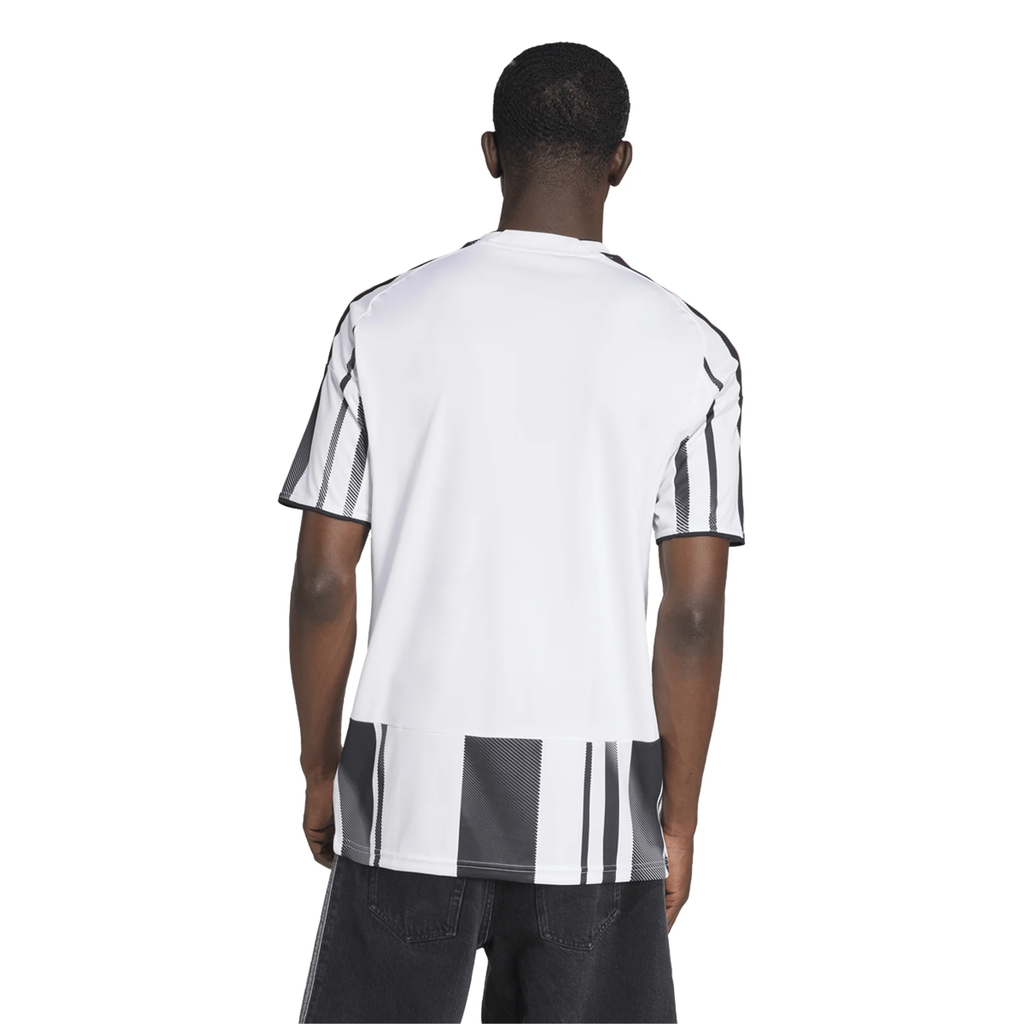 adidas Juventus Adzic Home Jersey w/ Champions League Patches 25/26 (White/Black/Pink)