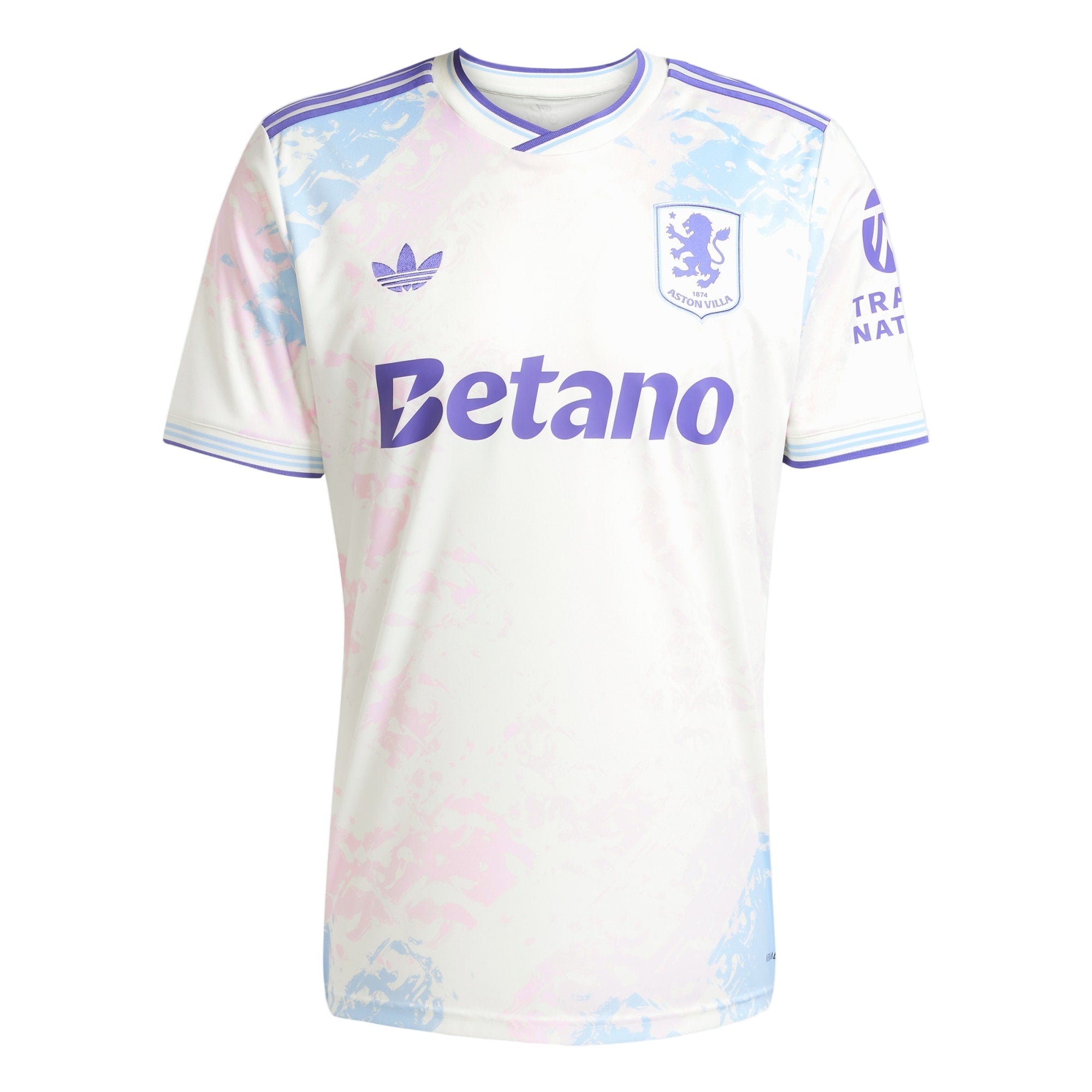 adidas Men's Aston Villa FC 25/26 Third Jersey (White)