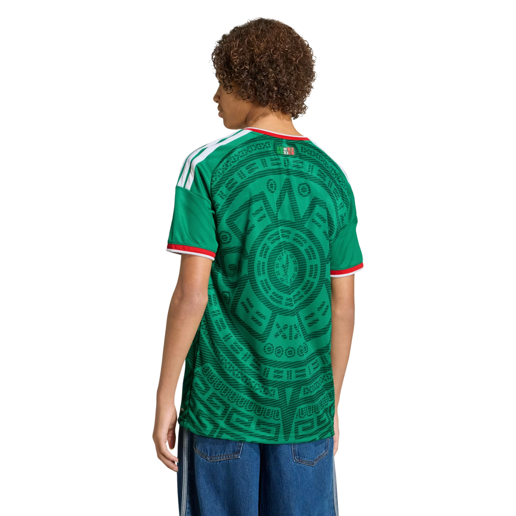 adidas Youth G. Arteaga Mexico 2026 Home World Cup Jersey (Bold Green)