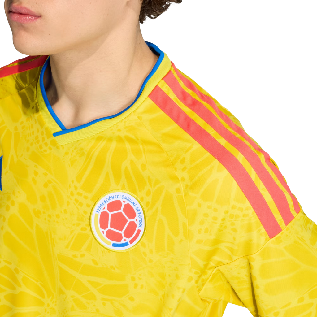 adidas Men's Lerma Colombia 2026 Home Jersey (Impact Yellow)