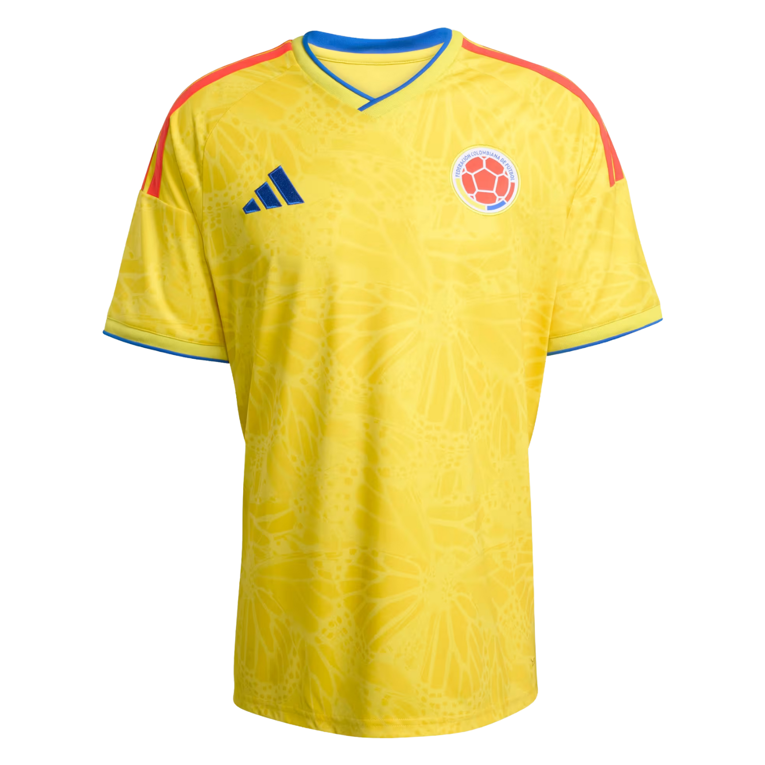 adidas Men's J.Arias Colombia 2026 Home Jersey (Impact Yellow)