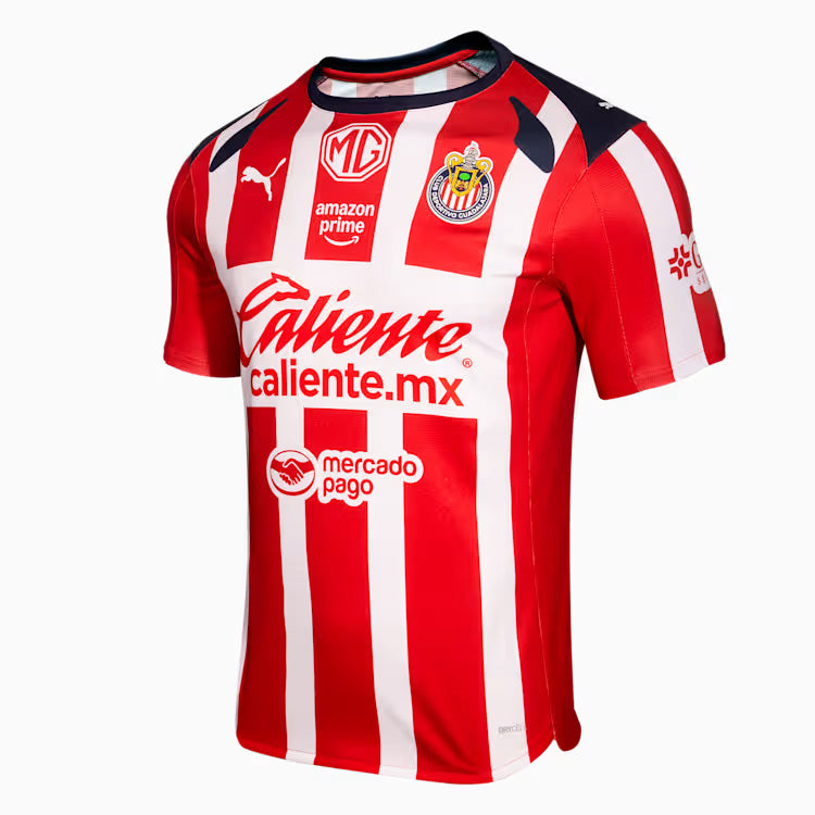 Puma Men's Chivas De Guadalajara Home Jersey 25/26 (Puma Red/White)