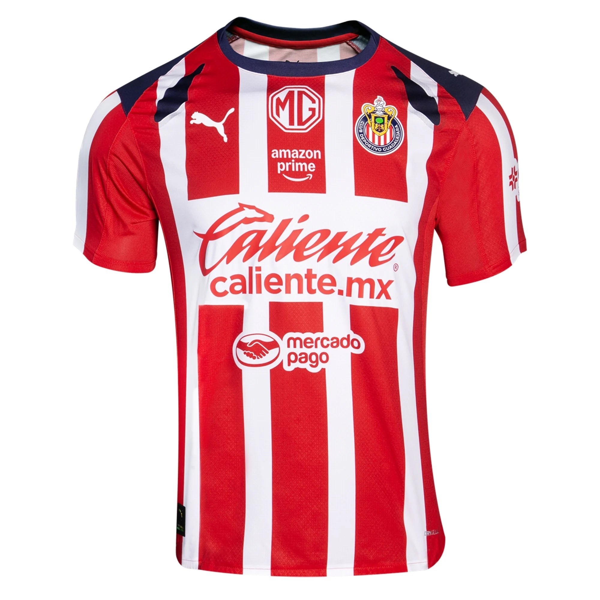 Puma Erick Gutiérrez Men's Chivas De Guadalajara Home Jersey 25/26 (Puma Red/White)