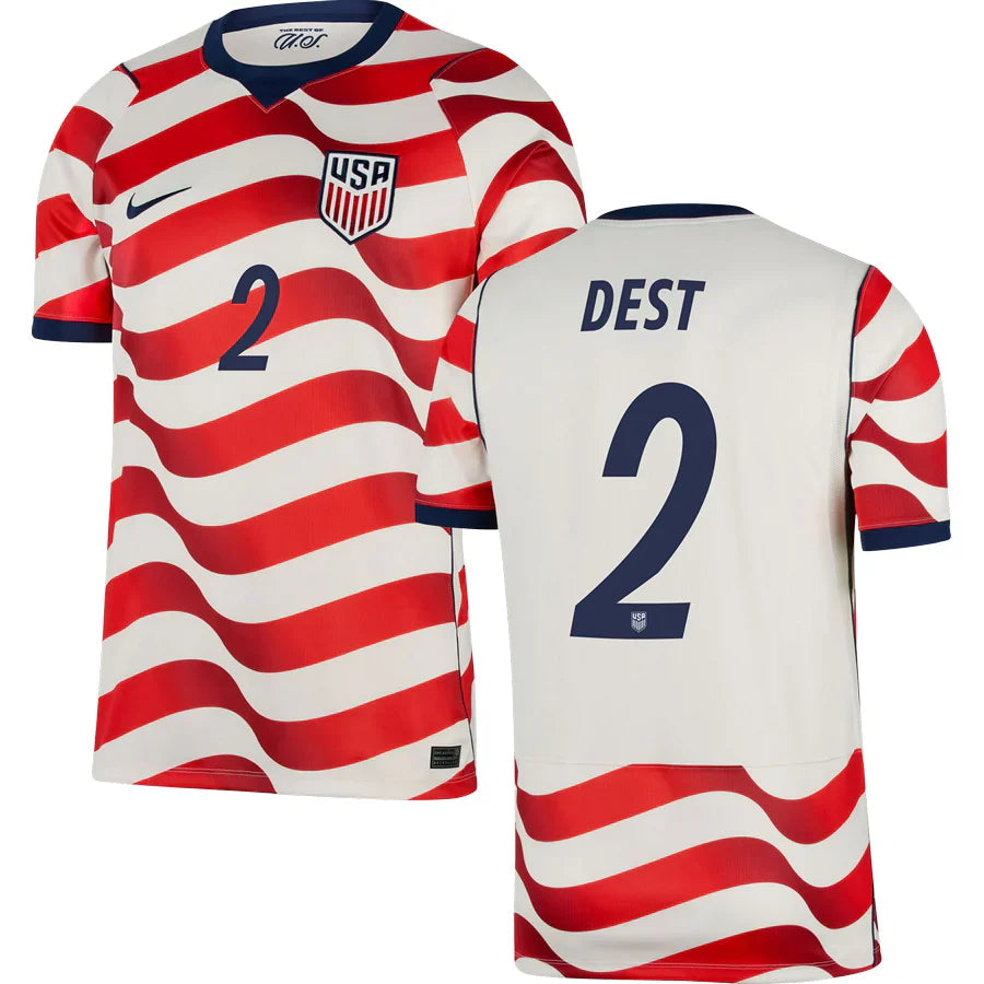 Men’s #2 Sergiño Dest 2026 World Cup Jersey