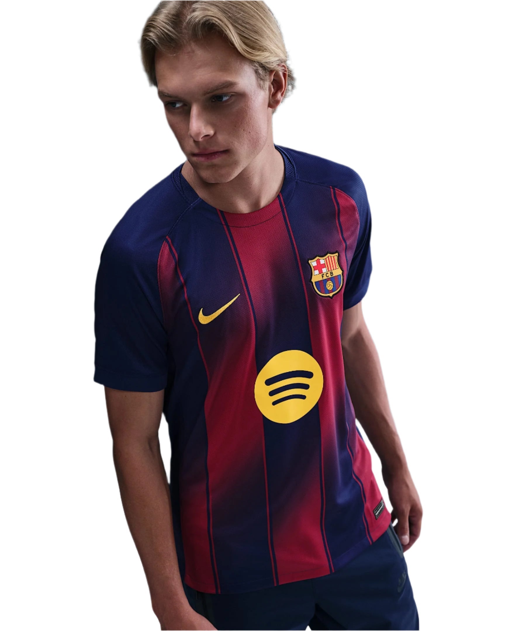 Nike Cubarsi FC Barcelona Home Jersey 25/26 w/ Champions League Patches (Deep Royal Blue/Midwest Gold)
