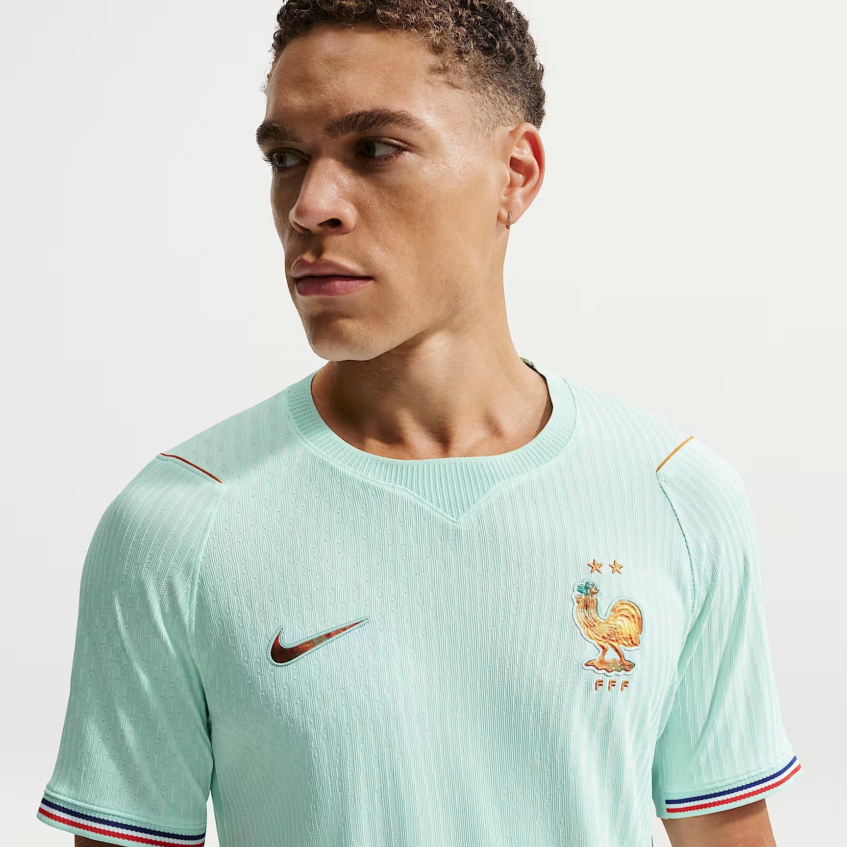 Nike Men's France Aurélien Tchouaméni Match Authentic Away Jersey 2026 (Igloo/Monarch)