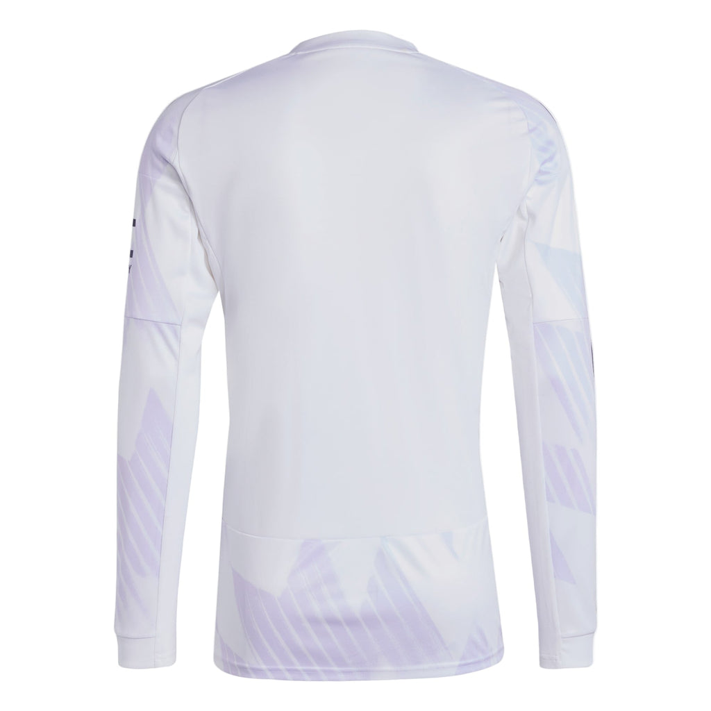 adidas Men's Manchester United 25/26 Long Sleeve Away Jersey (White)