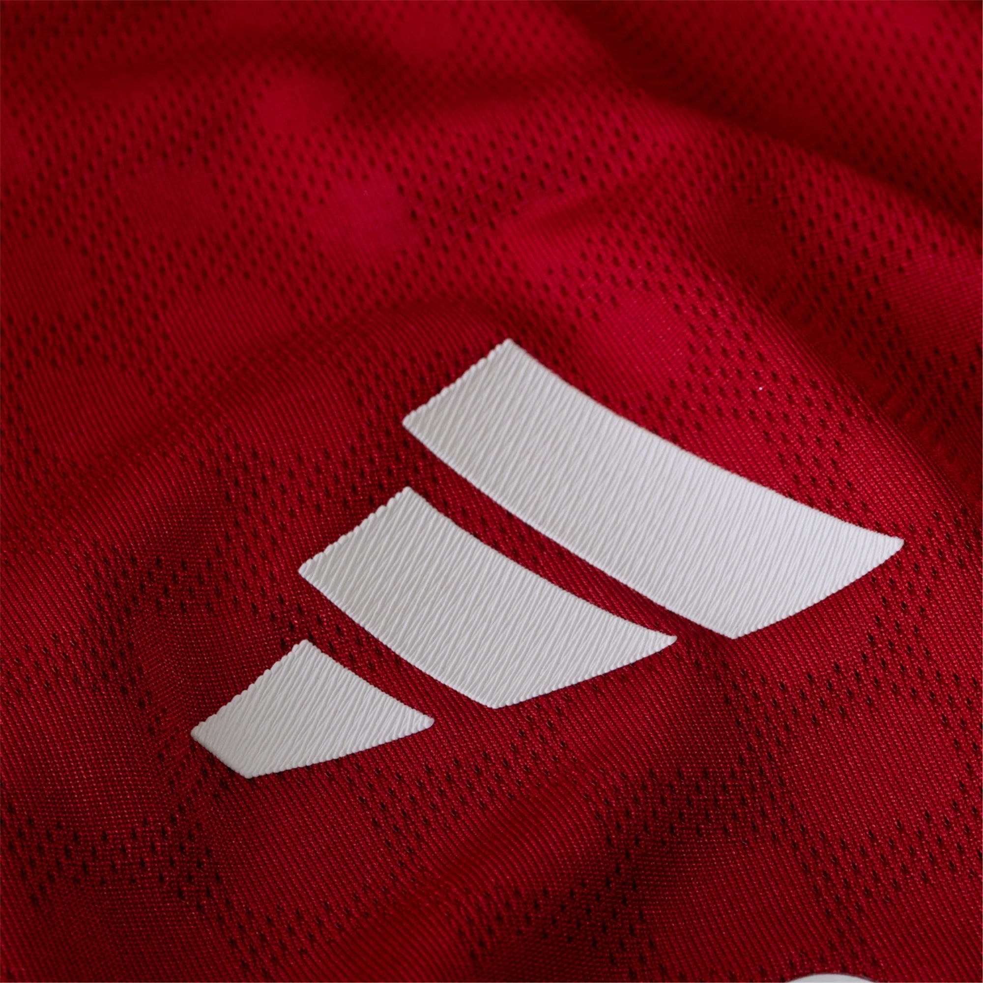 adidas Men's Liverpool FC Authentic Gakpo Home Jersey 25/26 w/ EPL + NRFR Patches (Strawberry Red)