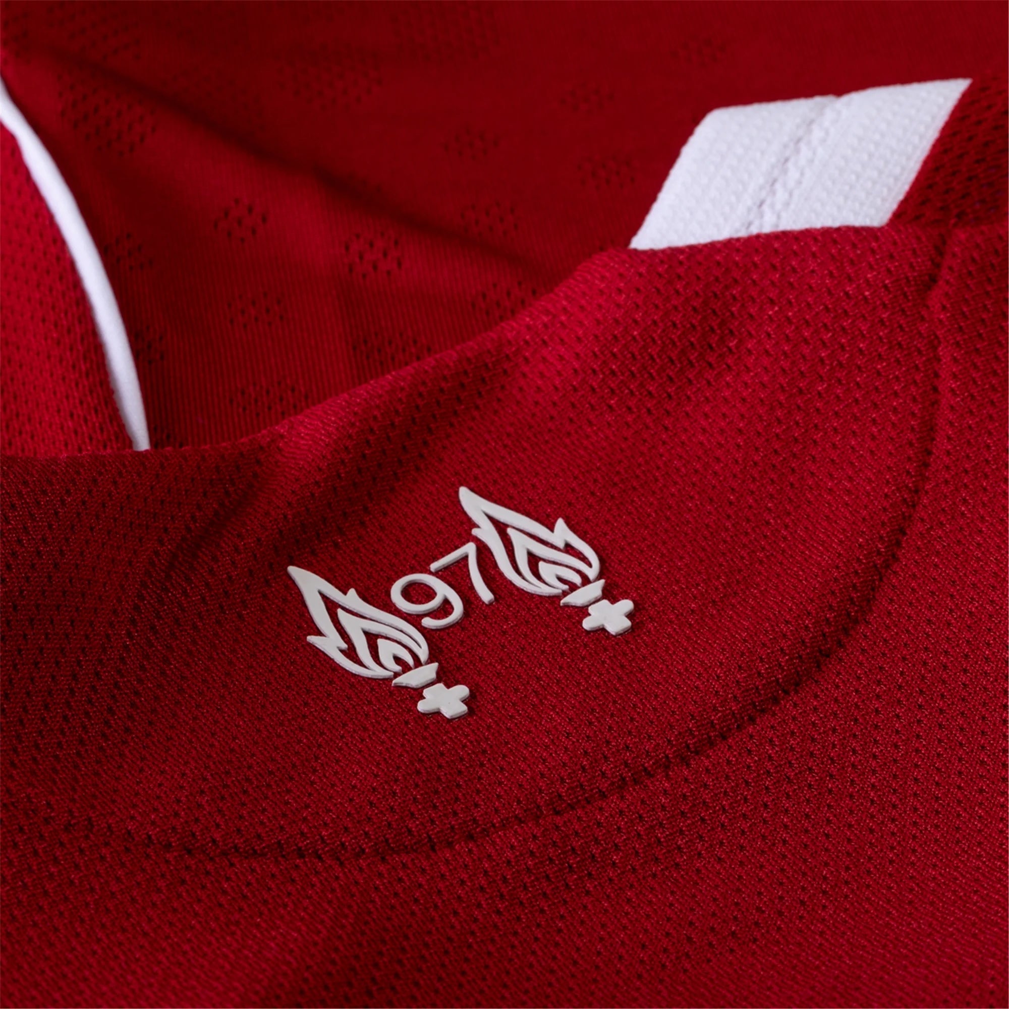 adidas Men's Liverpool FC Authentic Gomez Home Jersey 25/26 w/ EPL + NRFR Patches (Strawberry Red)