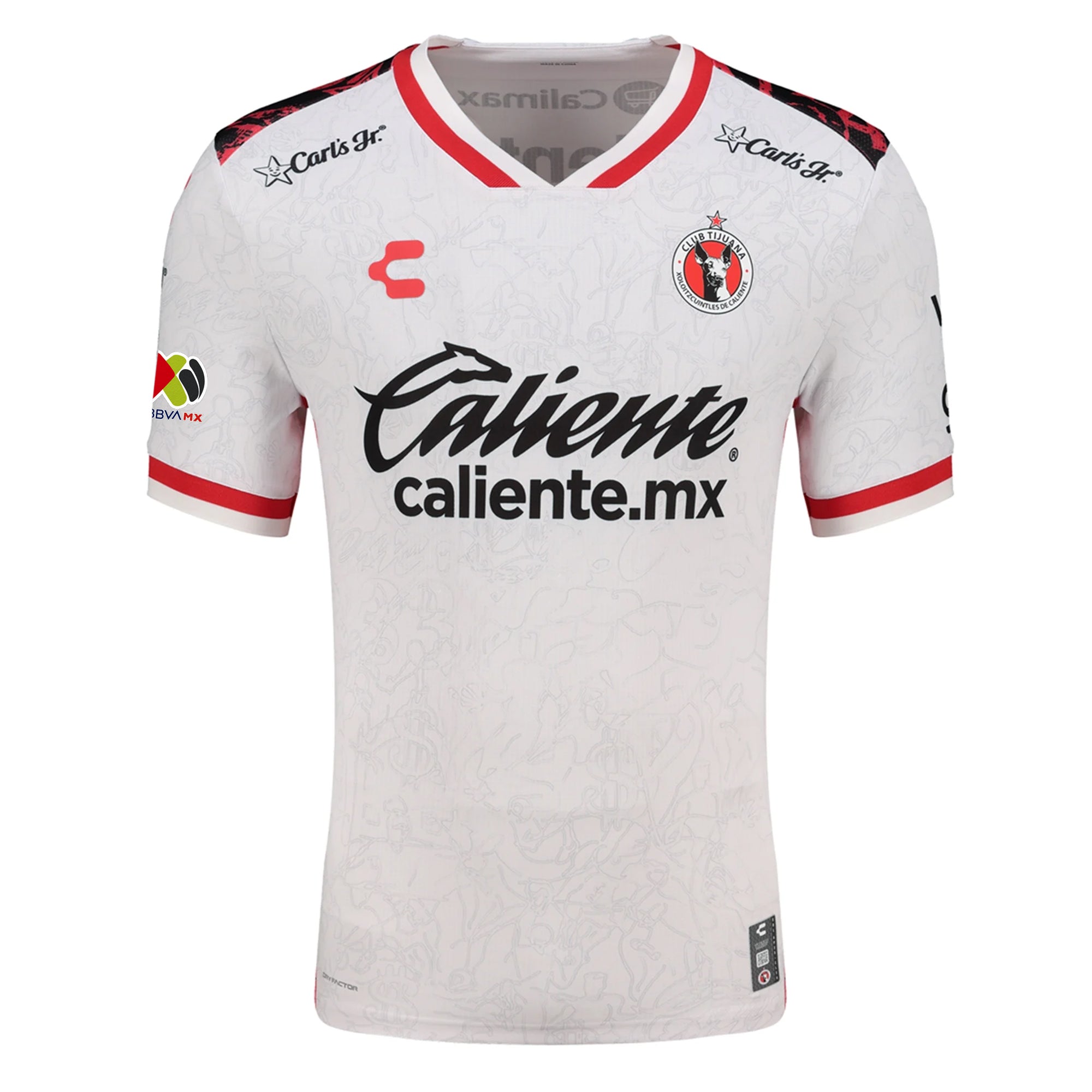 Charly Ramiro Arciga Men's Xolos De Tijuana Away Jersey 25/26 w/ BBVA MX Patch (White)