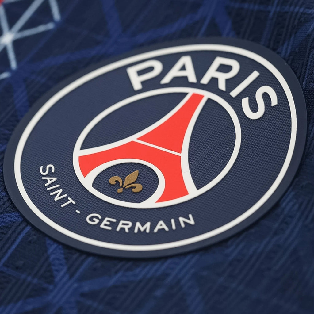 Nike Men's Marquinhos Paris Saint-Germain Authentic Home Jersey 25/26 w/ Champions League Patches (Navy)