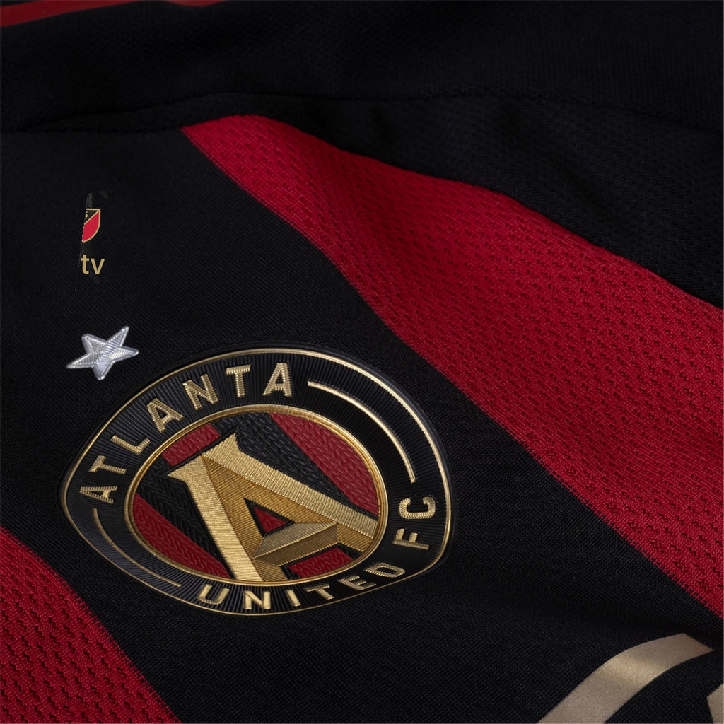 adidas Tristan Muyumba Atlanta United Authentic Home Jersey w/ MLS Patches 25/26 (Red/Black)