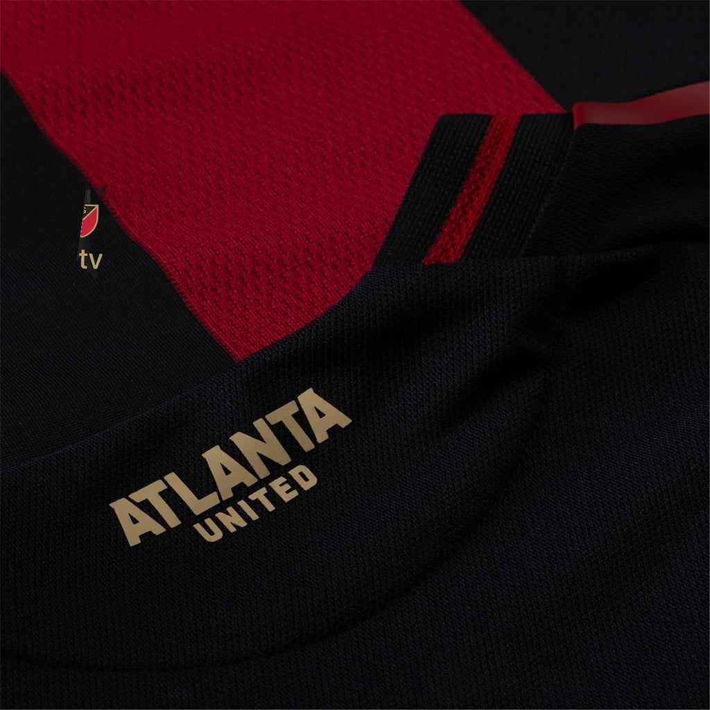 adidas Mateusz Klich Atlanta United Authentic Home Jersey w/ MLS Patches 25/26 (Red/Black)