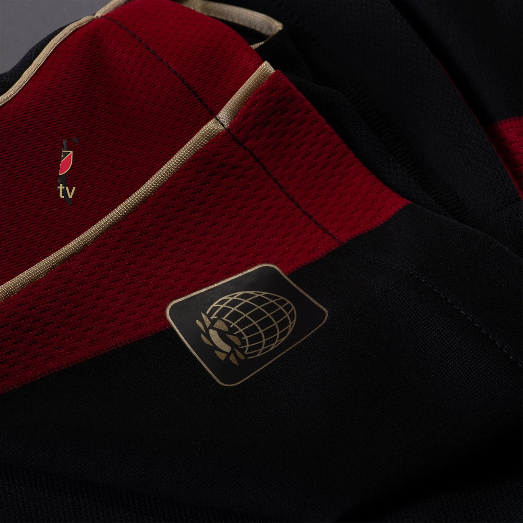 adidas Mateusz Klich Atlanta United Authentic Home Jersey w/ MLS Patches 25/26 (Red/Black)