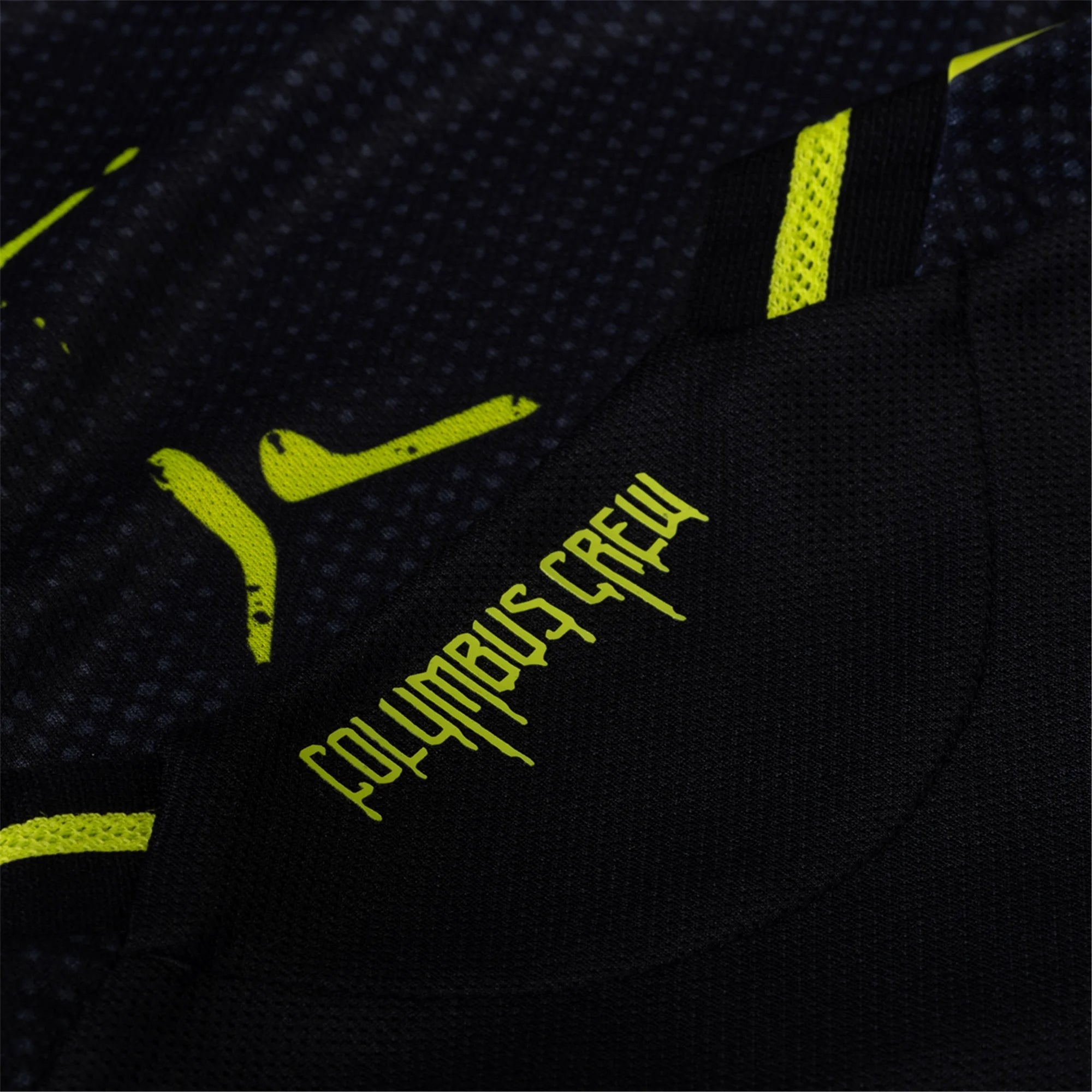 adidas Abraham Romero Columbus Crew Authentic Away Jersey w/ MLS Patches 25/26 (Black/Yellow)