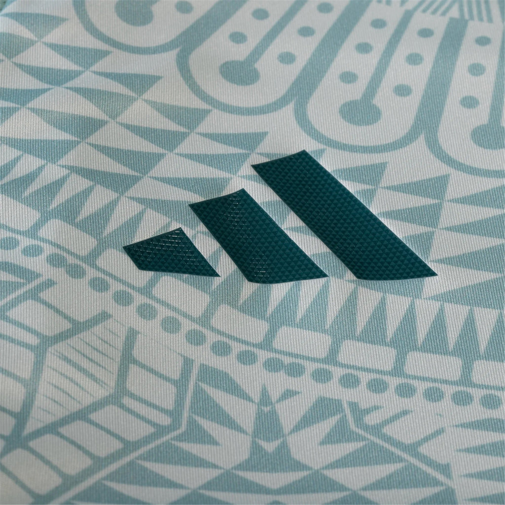 adidas Raul Jimenez Mexico Authentic Away Jersey 24/25 w/ Gold Cup 2025 Patches (Linen Green)