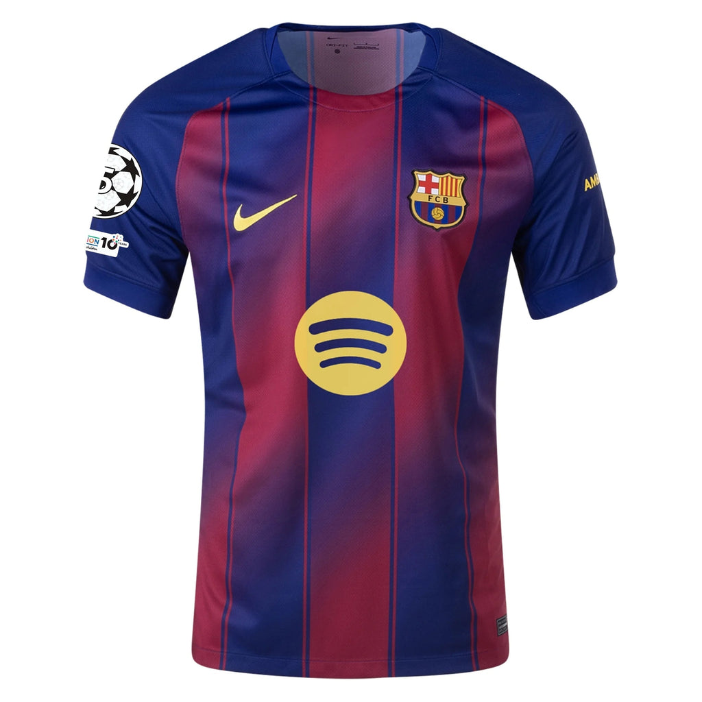 Nike Balde FC Barcelona Home Jersey 25/26 w/ Champions League Patches (Deep Royal Blue/Midwest Gold)