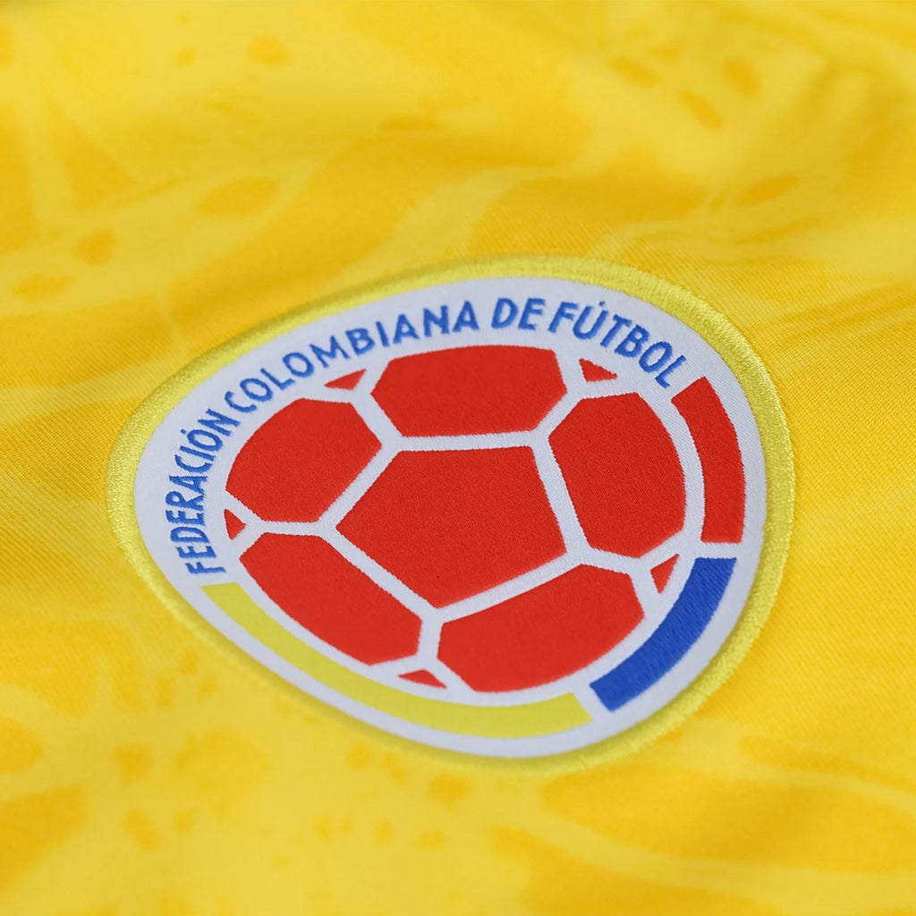 adidas Men's Borre Colombia 2026 Home Jersey (Impact Yellow)