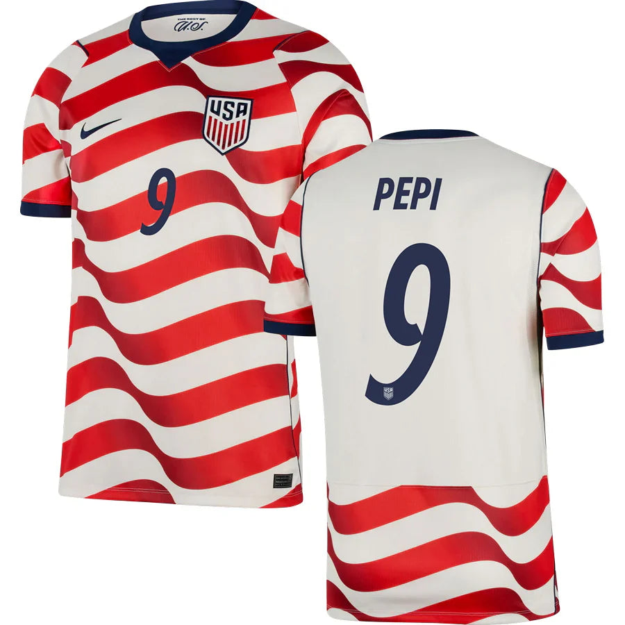 Men’s #9 Ricardo Pepi 2026 World Cup Jersey