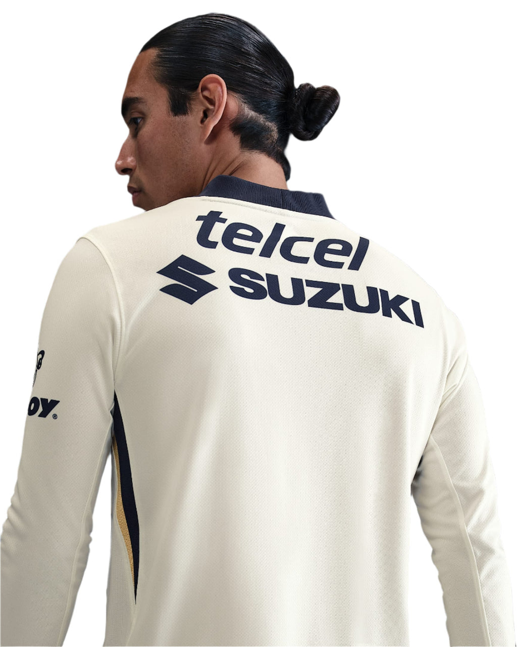 Nike Pumas UNAM 25/26 Long Sleeve Home Jersey (Sail/Club Gold)