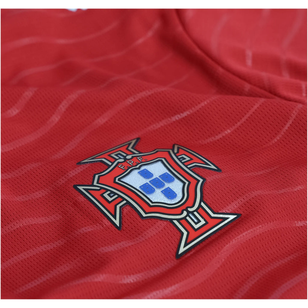 PUMA Portugal Home World Cup 2026 Soccer Jersey (Club Red/Green Lagoon)