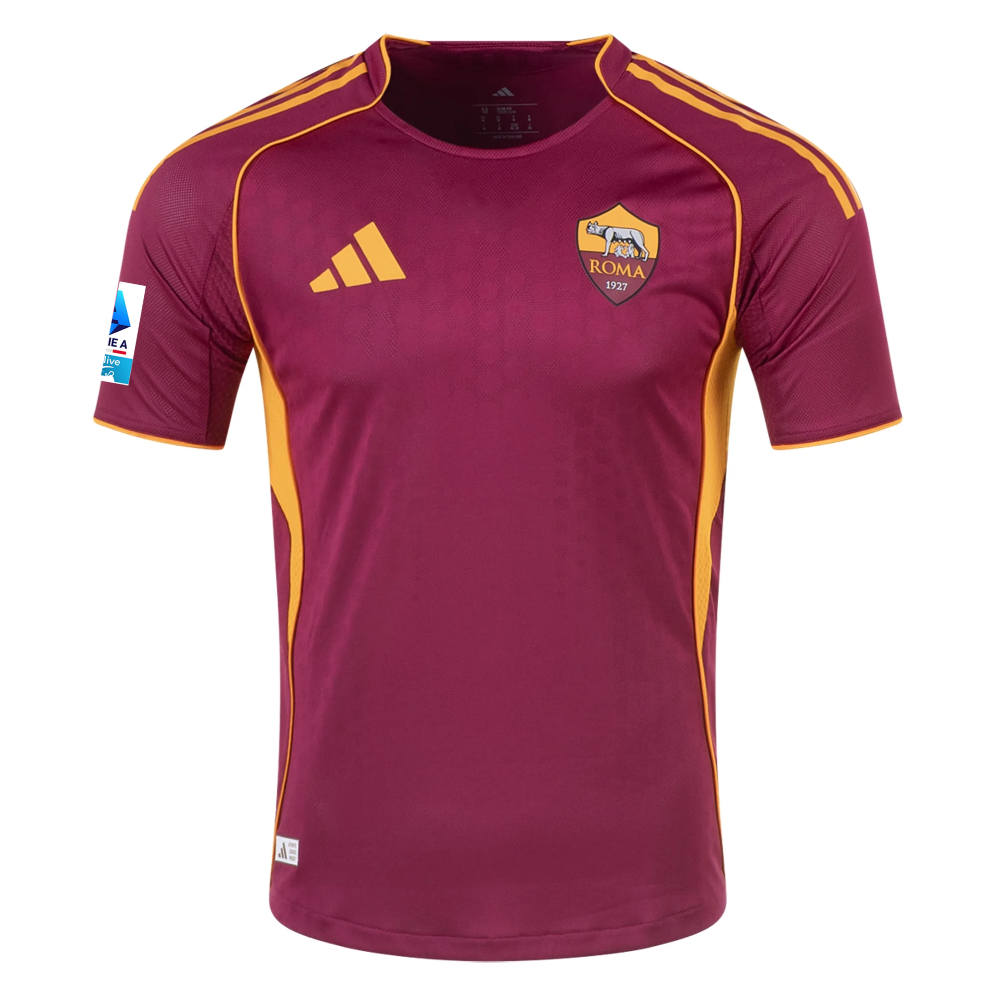 adidas Roma Authentic Stephan El Shaarawy Home Jersey w/ Serie A Patch 25/26 (Burgundy)