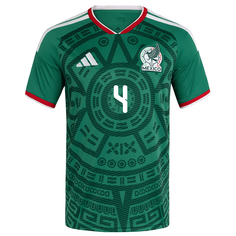 adidas Men's E. Alvarez Mexico Authentic Home 2026 World Cup Jersey (Bold Green)