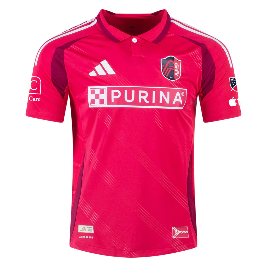adidas João Klauss St. Louis FC Authentic Home Jersey 25/26 (Power Pink)