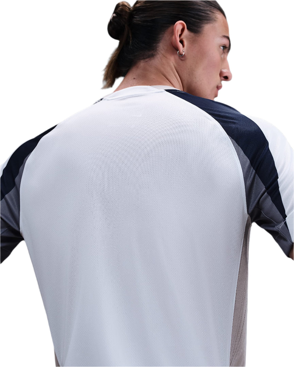 Nike Gray Tottenham Hotspurs Home Jersey w/ EPL + No Room For Racism Patch 25/26 (White/Iron/Binary Blue)
