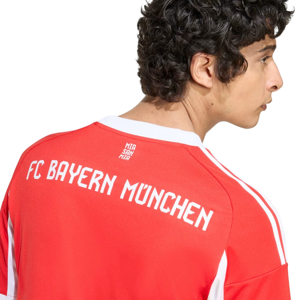 adidas Bayern Munich Olise Home Jersey w/ Champions League Patches 25/26 (Red)