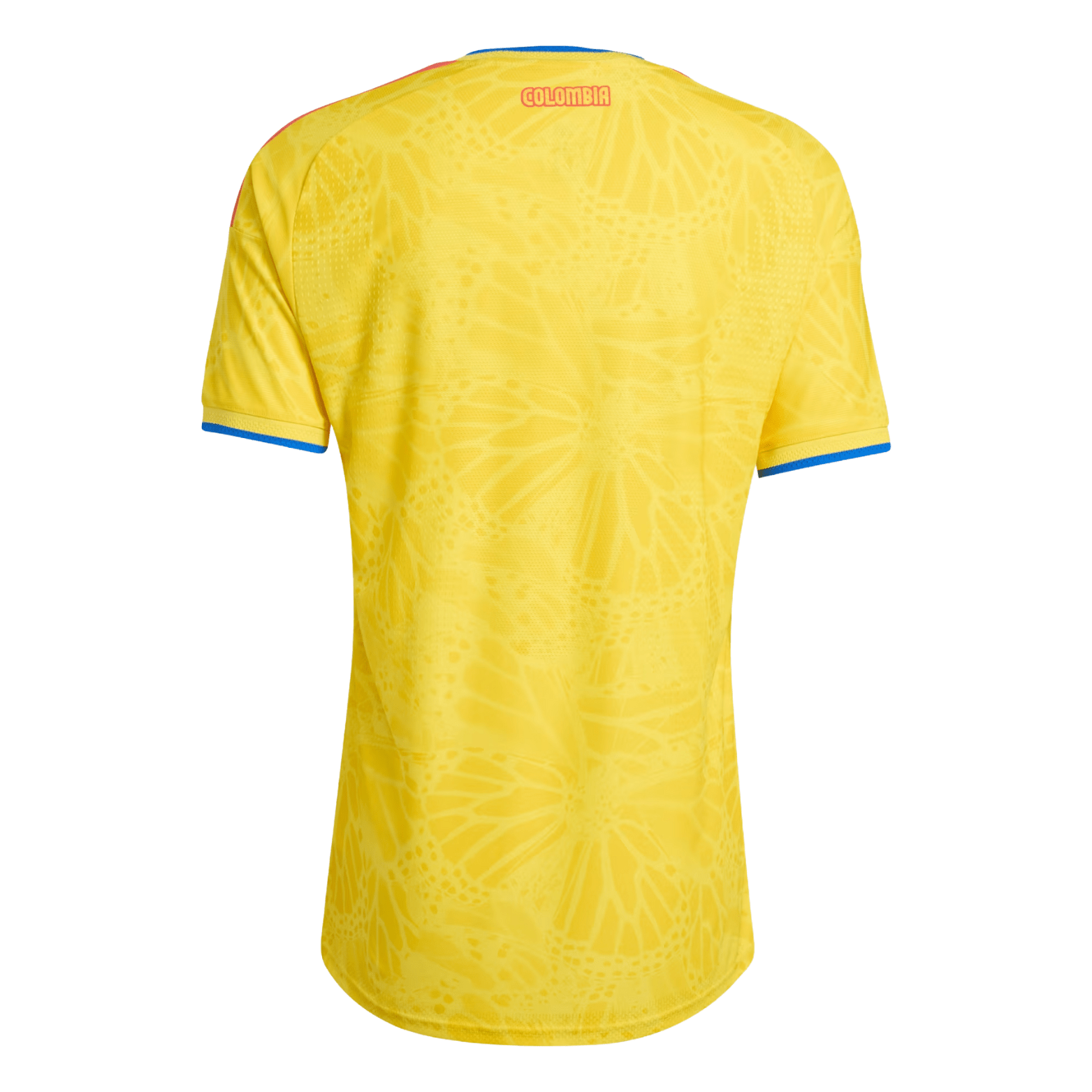 adidas Men's Ospina Colombia 2026 Authentic Home Jersey (Impact Yellow)