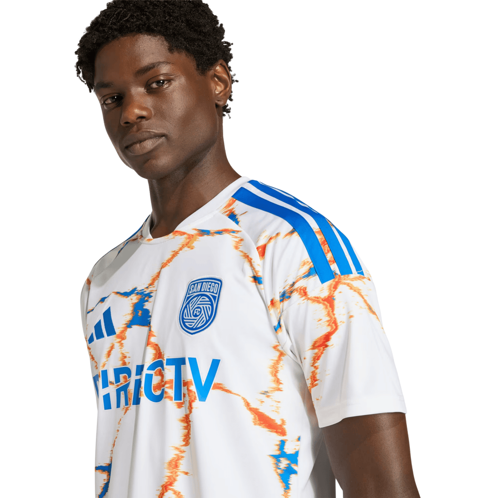 adidas Men's Duah San Diego FC 26/27 Away Stadium Jersey (White)