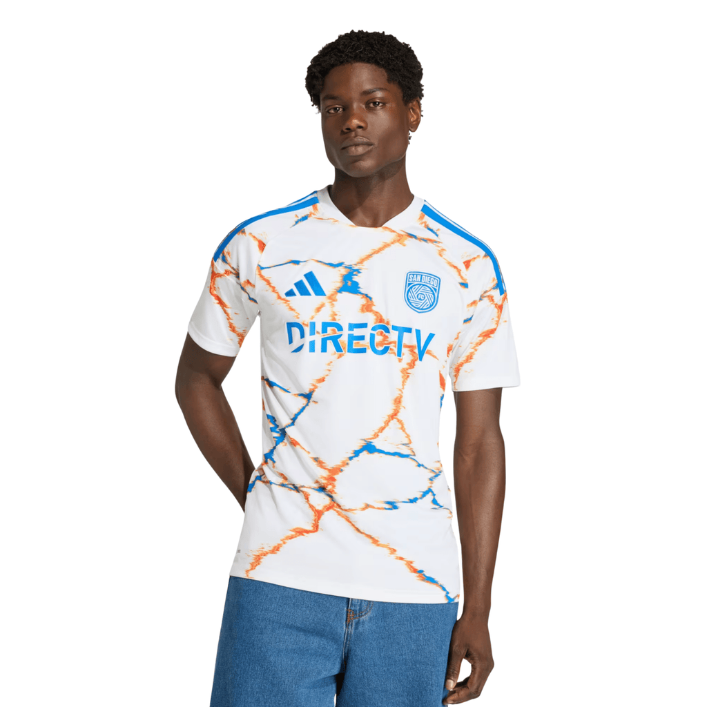 adidas Men's Duke San Diego FC 26/27 Away Stadium Jersey (White)