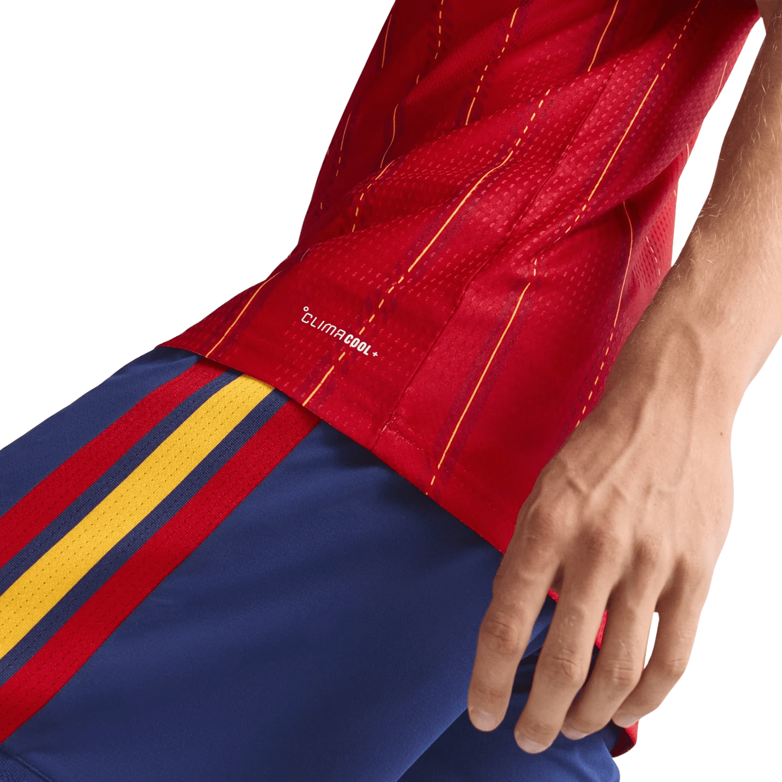 adidas Men's Simon Spain Authentic World Cup Home Jersey 2026 (Vivid Red)