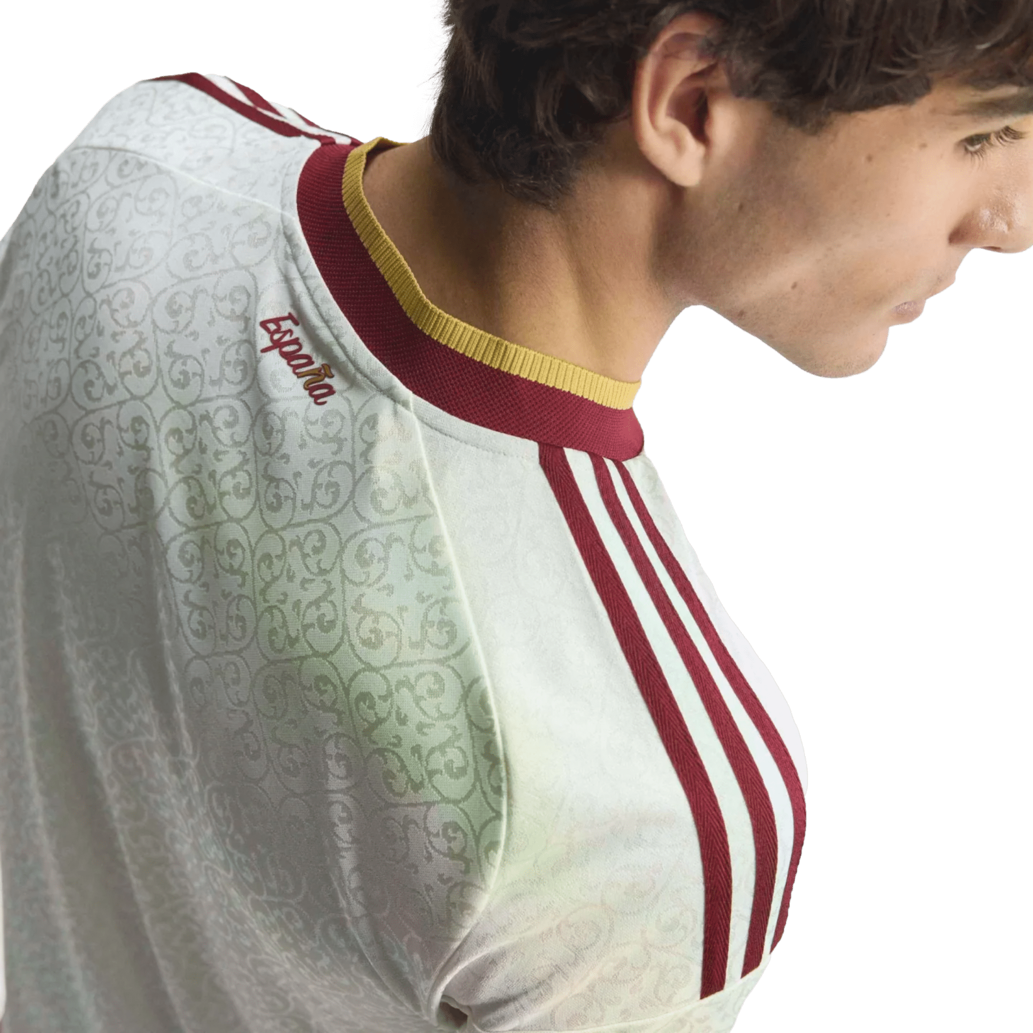 adidas Men's Spain Authentic Mikel Oyarzabal Away Jersey 2026 (White)