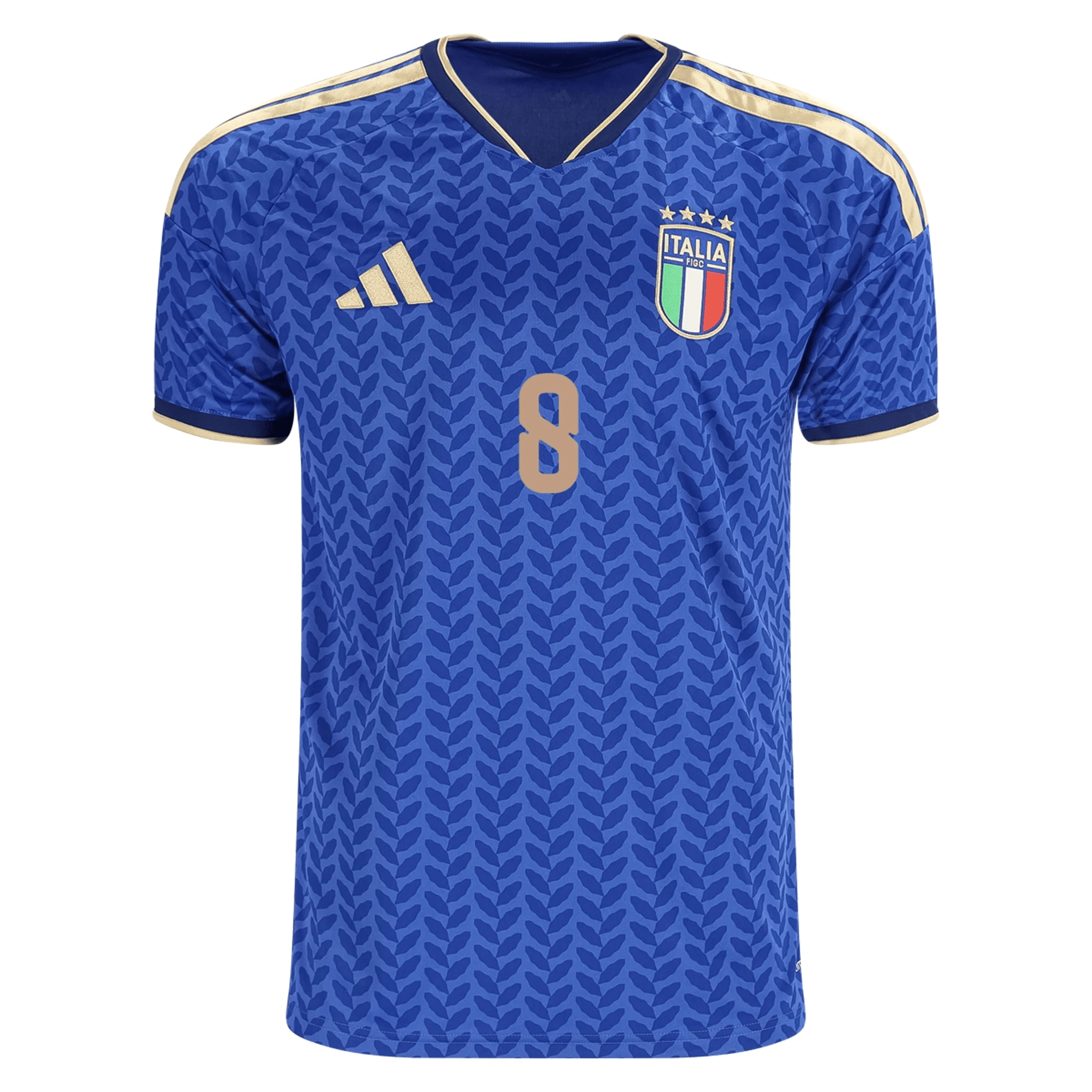 adidas Men's Tonali Italy Home Stadium Jersey 2026 (Bold Blue)