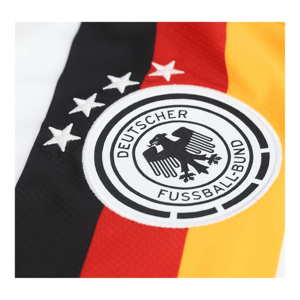 adidas Men's Baumann Germany Home World Cup Jersey 2026 (White/Black)