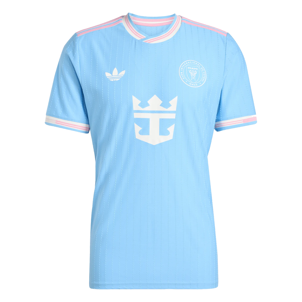 adidas Morales Inter Miami Authentic Third Jersey 25/26 (Blue/Pink)