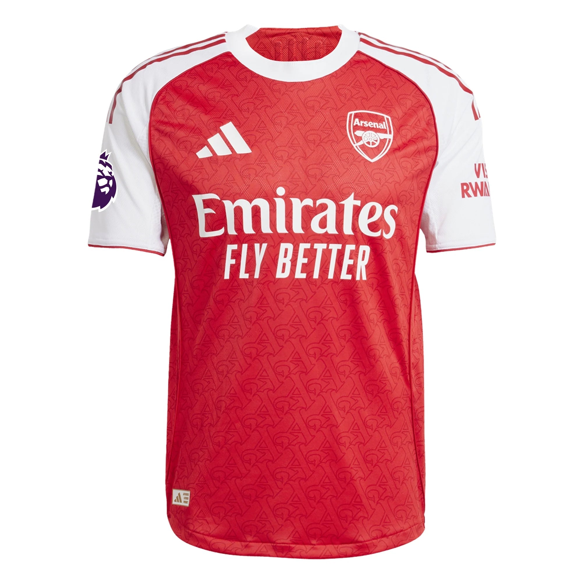 adidas Kieran Tierney Arsenal FC Authentic Home Jersey 25/26 w/ EPL Patch (Better Scarlet/White)