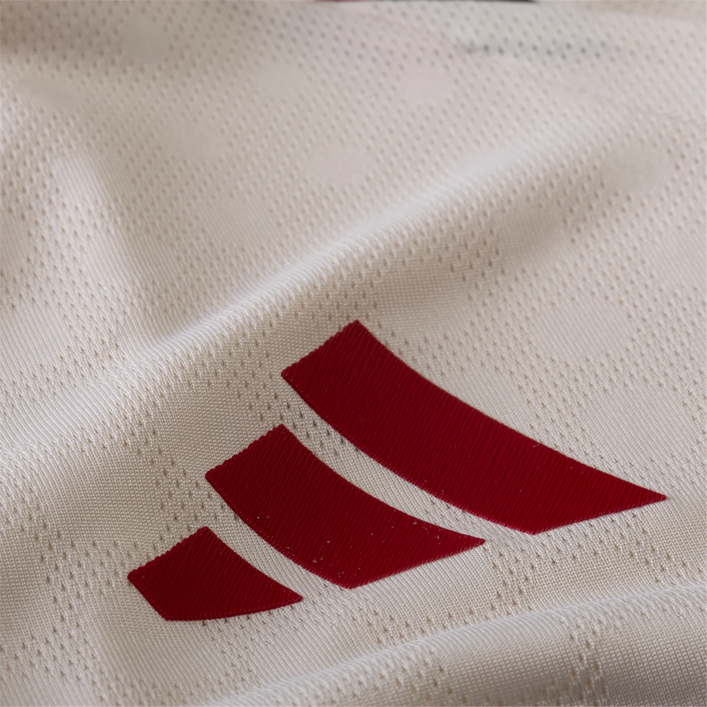 adidas Men's Liverpool Authentic Ibrahima Konate Away Jersey w/ Champions League Patches 25/26 (Wonder White)