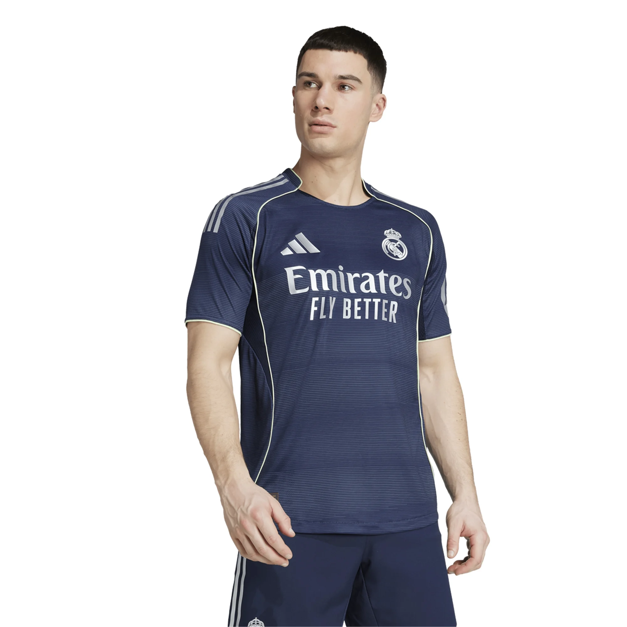 adidas Brahim Díaz Real Madrid Authentic Away Jersey 25/26 w/ Champions League Patches (Legend Ink