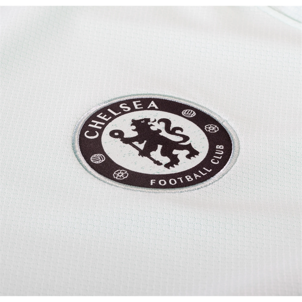 Nike Chelsea Enzo Fernandez Third Jersey w/ EPL + No Room For Racism Patches 23/24 (Mint Foam/Black)