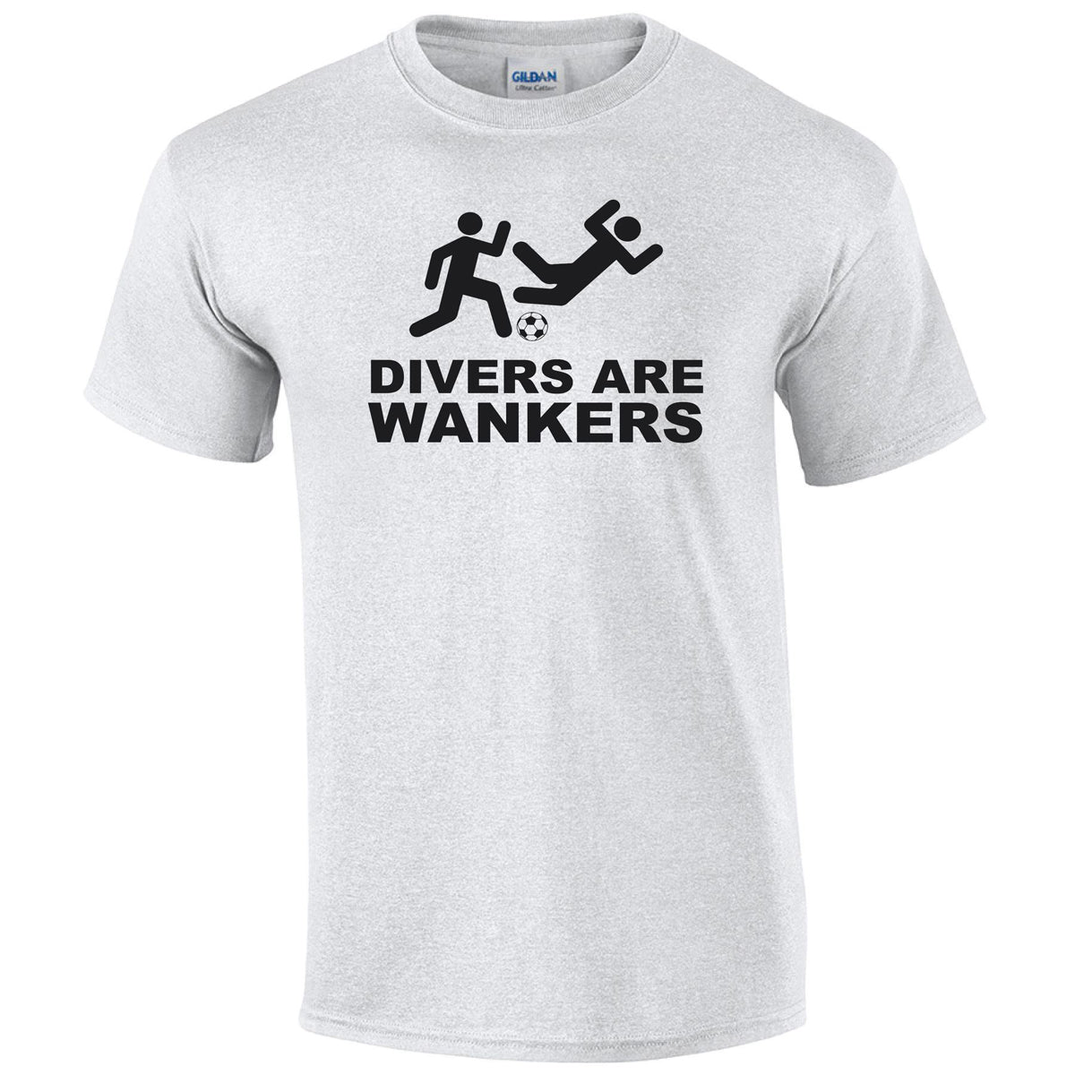 Divers Are Wankers Soccer T-Shirt