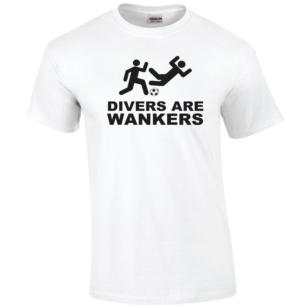 Divers Are Wankers Soccer T-Shirt