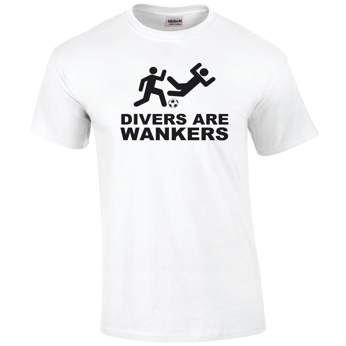 Divers Are Wankers Soccer T-Shirt